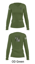 Ceremonial Platoon 73521546 Women's Long Sleeve V-neck Shirt - 57