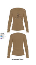 Beer Monkey Bike Crew 51743226 Women's Long Sleeve V-neck Shirt - 1