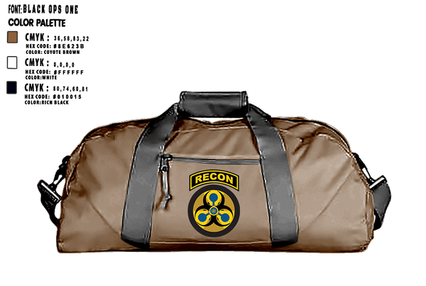Duffle Bag, Recon2, Army, Teamtime, Team time, sublimation, custom sports apparel, team uniforms, spirit wear, spiritwear, sports uniforms, custom shirts, team store, custom team store, fundraiser sports, apparel fundraiser