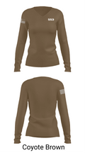 553 74727013 Women's Long Sleeve V-neck Shirt - 16