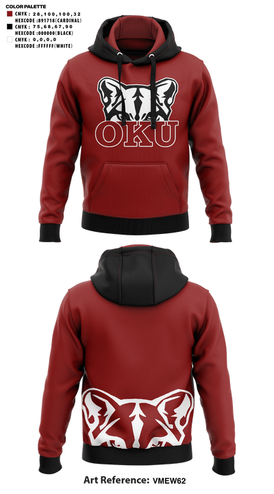 Oklahoma Union Senior High School Cheer 23375182 Hoodie - 41
