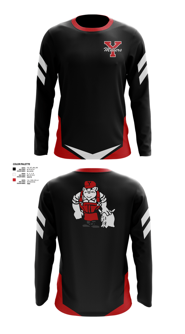 Long Sleeve Performance Shirt, Yukon High School Golf, Golf, Teamtime, Team time, sublimation, custom sports apparel, team uniforms, spirit wear, spiritwear, sports uniforms, custom shirts, team store, custom team store, fundraiser sports, apparel fundraiser