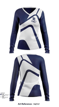Dassel-Cokato Middle School 77089651 Women's Long Sleeve V-neck Shirt - 122