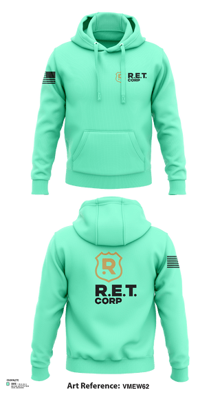 Hoodie, RET CORP, Police, Teamtime, Team time, sublimation, custom sports apparel, team uniforms, spirit wear, spiritwear, sports uniforms, custom shirts, team store, custom team store, fundraiser sports, apparel fundraiser