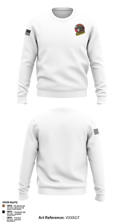 C BTRY, 5-4 ADAR Crew Neck Sweatshirt - 2