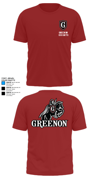 Short Sleeve Performance Shirt, Greenon Knights, Women's Volleyball, Teamtime, Team time, sublimation, custom sports apparel, team uniforms, spirit wear, spiritwear, sports uniforms, custom shirts, team store, custom team store, fundraiser sports, apparel fundraiser