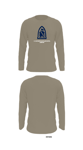 Long Sleeve Performance Shirt, 4-31 infantry battalion hotel company, Army, Teamtime, Team time, sublimation, custom sports apparel, team uniforms, spirit wear, spiritwear, sports uniforms, custom shirts, team store, custom team store, fundraiser sports, apparel fundraiser