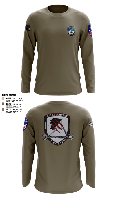 A Co. 1-25 AB 61275281 Long Sleeve Performance Shirt - 3