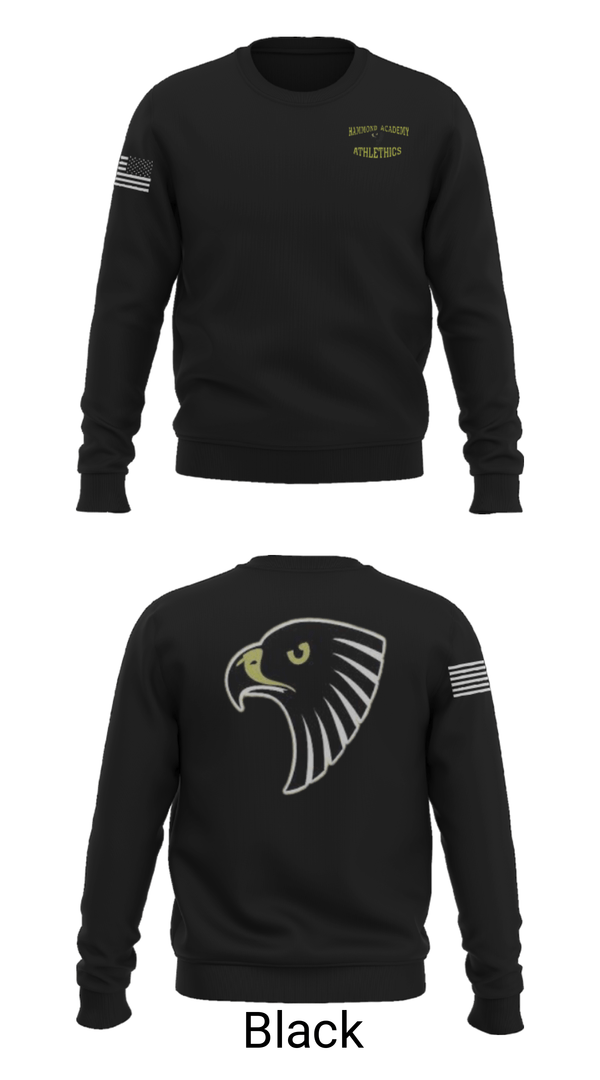 Crew Neck Sweatshirt, Hammond Academy Of Science & Tech Baseball, Baseball, Teamtime, Team time, sublimation, custom sports apparel, team uniforms, spirit wear, spiritwear, sports uniforms, custom shirts, team store, custom team store, fundraiser sports, apparel fundraiser