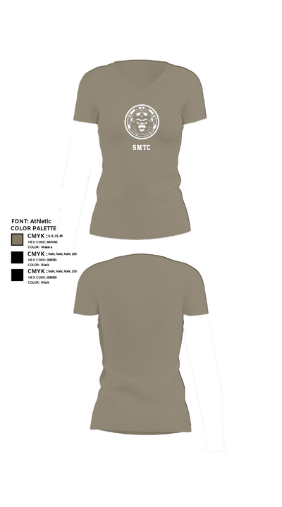SMTC 35310311 Women's Short Sleeve V-neck Shirt - 58