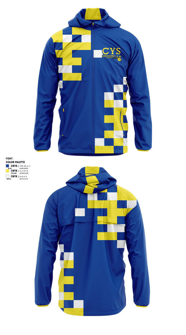 Windbreaker, ColdWater Cougara 'Shelby Youth Sports', Track & Field, Teamtime, Team time, sublimation, custom sports apparel, team uniforms, spirit wear, spiritwear, sports uniforms, custom shirts, team store, custom team store, fundraiser sports, apparel fundraiser