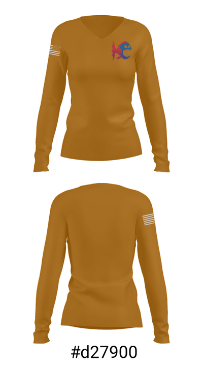 Killer Guppies 1453423 Women's Long Sleeve V-neck Shirt - 7
