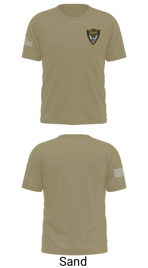 Old School Cotton Feel Shirt, White County Sheriff's Office, Police, Teamtime, Team time, sublimation, custom sports apparel, team uniforms, spirit wear, spiritwear, sports uniforms, custom shirts, team store, custom team store, fundraiser sports, apparel fundraiser