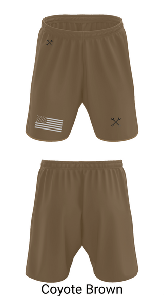 Athletic Shorts With Pockets, B CO 2-12 CAV, Army, Teamtime, Team time, sublimation, custom sports apparel, team uniforms, spirit wear, spiritwear, sports uniforms, custom shirts, team store, custom team store, fundraiser sports, apparel fundraiser