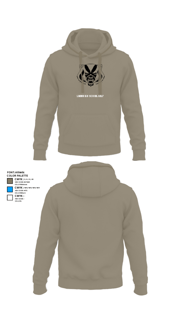 Hoodie, Limon High School Golf, Golf, Teamtime, Team time, sublimation, custom sports apparel, team uniforms, spirit wear, spiritwear, sports uniforms, custom shirts, team store, custom team store, fundraiser sports, apparel fundraiser