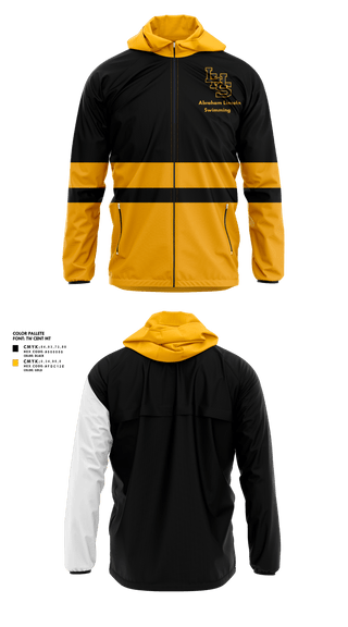 Windbreaker, Abraham Lincoln High School Swimming, Swimming, Teamtime, Team time, sublimation, custom sports apparel, team uniforms, spirit wear, spiritwear, sports uniforms, custom shirts, team store, custom team store, fundraiser sports, apparel fundraiser