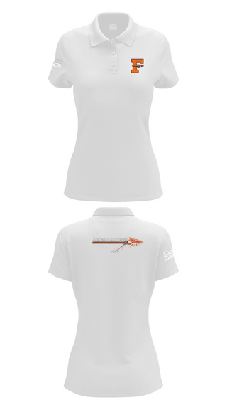 Womens Short Sleeve Performance Polo, Flathead High School Cheer, Cheer, Teamtime, Team time, sublimation, custom sports apparel, team uniforms, spirit wear, spiritwear, sports uniforms, custom shirts, team store, custom team store, fundraiser sports, apparel fundraiser