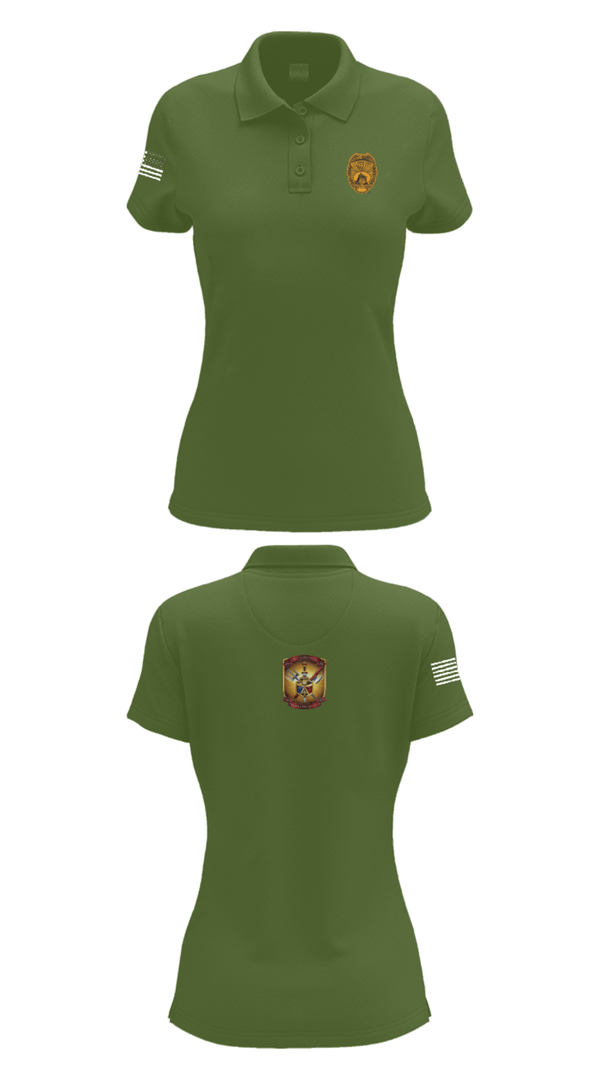 Women's Short Sleeve Performance Polo, 4th Law Enforcement Battalion Bravo Company, Marines, Teamtime, Team time, sublimation, custom sports apparel, team uniforms, spirit wear, spiritwear, sports uniforms, custom shirts, team store, custom team store, fundraiser sports, apparel fundraiser