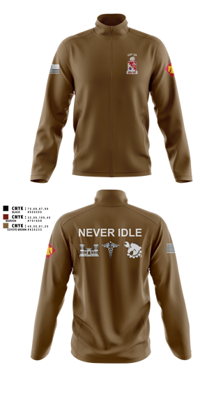 Fleece Jacket, 120th Engineers, Army, Teamtime, Team time, sublimation, custom sports apparel, team uniforms, spirit wear, spiritwear, sports uniforms, custom shirts, team store, custom team store, fundraiser sports, apparel fundraiser