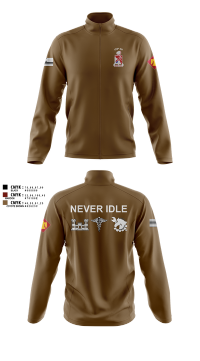 120th Engineers 1318927 Fleece Jacket - 3