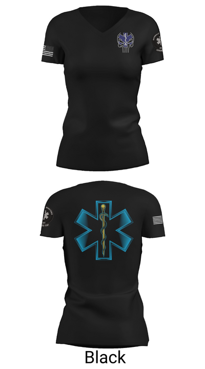 700 37457336 Women's Short Sleeve V-neck Shirt - 28