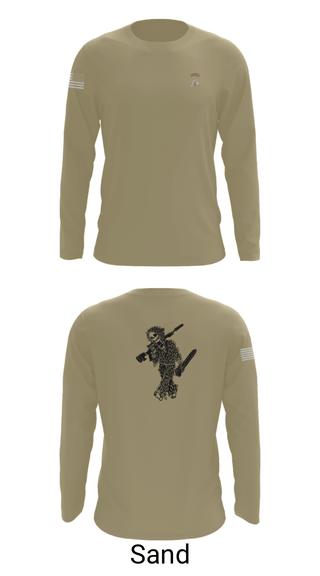 Long Sleeve Performance Shirt, 2-5 CAV Snipers, Army, Teamtime, Team time, sublimation, custom sports apparel, team uniforms, spirit wear, spiritwear, sports uniforms, custom shirts, team store, custom team store, fundraiser sports, apparel fundraiser