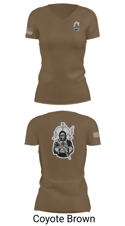 Outlaw Mortar Section 59835743 Women's Short Sleeve V-neck Shirt - 8