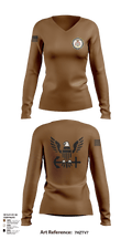Chaplain Corp 11423583 Women's Long Sleeve V-neck Shirt - 114