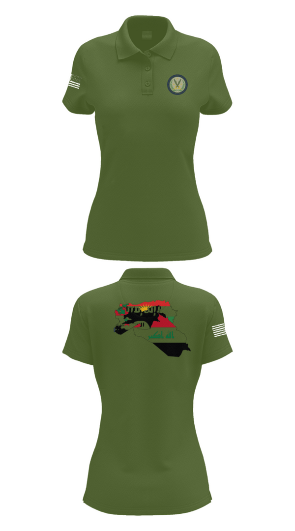 Women's Short Sleeve Performance Polo, 44th ICBT, National Guard, Teamtime, Team time, sublimation, custom sports apparel, team uniforms, spirit wear, spiritwear, sports uniforms, custom shirts, team store, custom team store, fundraiser sports, apparel fundraiser