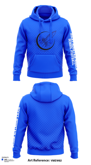 Hoodie, Rocky Mountain Middle School Football, Football, Teamtime, Team time, sublimation, custom sports apparel, team uniforms, spirit wear, spiritwear, sports uniforms, custom shirts, team store, custom team store, fundraiser sports, apparel fundraiser
