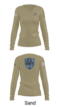CVN 77 George HW Bus 94572783 Women's Long Sleeve V-neck Shirt - 54