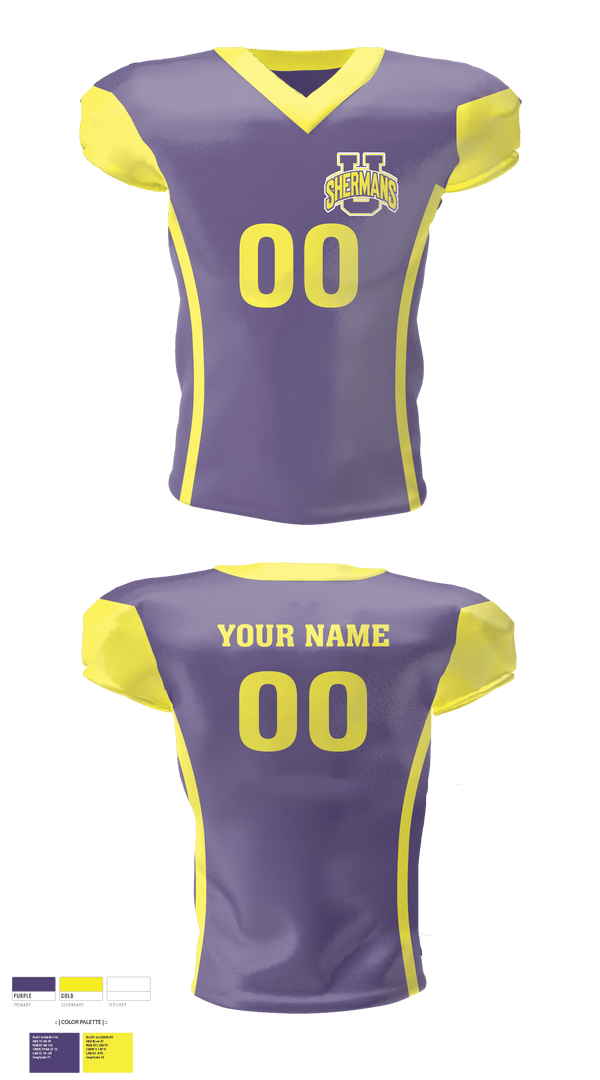 Football Jersey, Unioto Middle School Football, Football, Teamtime, Team time, sublimation, custom sports apparel, team uniforms, spirit wear, spiritwear, sports uniforms, custom shirts, team store, custom team store, fundraiser sports, apparel fundraiser