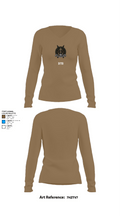 DTO 23496307 Women's Long Sleeve V-neck Shirt - 2