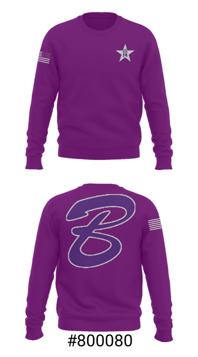 Bottineau High School 26399296 Crew Neck Sweatshirt - 16
