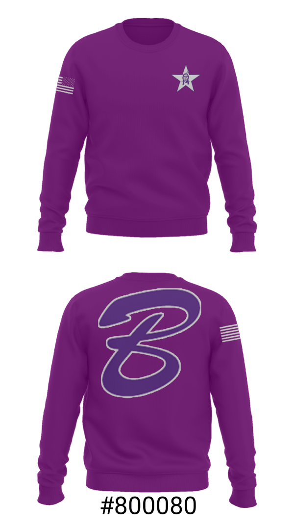Crew Neck Sweatshirt, Bottineau High School, Spirit Store, Teamtime, Team time, sublimation, custom sports apparel, team uniforms, spirit wear, spiritwear, sports uniforms, custom shirts, team store, custom team store, fundraiser sports, apparel fundraiser