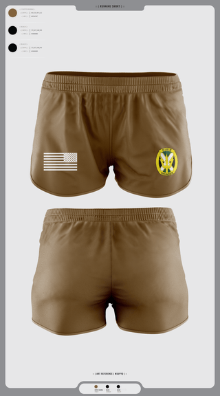 Womens Shorts, Charlie Company, National Guard, Teamtime, Team time, sublimation, custom sports apparel, team uniforms, spirit wear, spiritwear, sports uniforms, custom shirts, team store, custom team store, fundraiser sports, apparel fundraiser