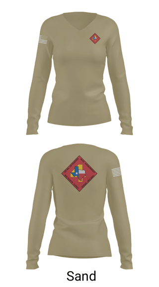 Women's Long Sleeve Vneck Shirt, Bravo Bastards, Marines, Teamtime, Team time, sublimation, custom sports apparel, team uniforms, spirit wear, spiritwear, sports uniforms, custom shirts, team store, custom team store, fundraiser sports, apparel fundraiser