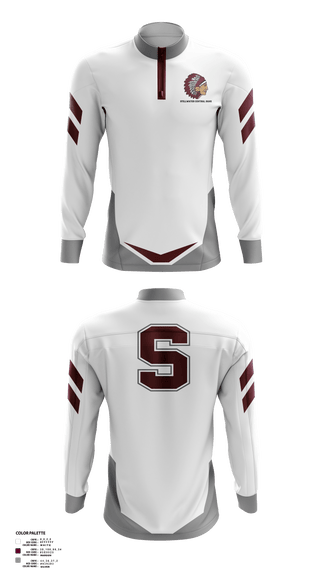 Quarter Zip Jacket, Stillwater Central High School Band, Spirit Store, Teamtime, Team time, sublimation, custom sports apparel, team uniforms, spirit wear, spiritwear, sports uniforms, custom shirts, team store, custom team store, fundraiser sports, apparel fundraiser