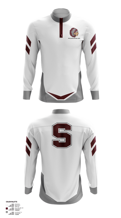 Stillwater Central High School Band 59080661 Quarter Zip Jacket - 40