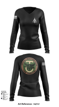 SRT 79879936 Women's Long Sleeve V-neck Shirt - 105
