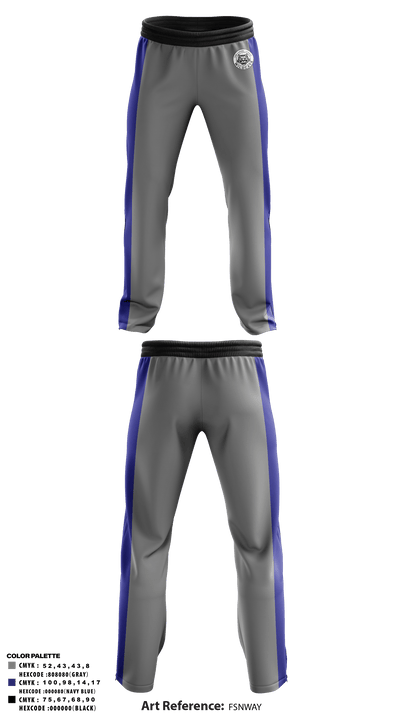 The Carmel School Volleyball 58746159 Sweatpants - 1