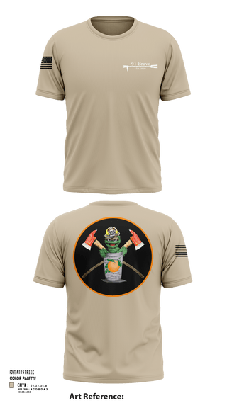 Short Sleeve Performance Shirt, 91 Bravo, Fire Department, Teamtime, Team time, sublimation, custom sports apparel, team uniforms, spirit wear, spiritwear, sports uniforms, custom shirts, team store, custom team store, fundraiser sports, apparel fundraiser