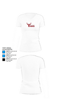 Yakima Valley College Volleyball 59541208 Women's Short Sleeve V-neck Shirt - 18