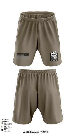 Athletic Shorts With Pockets, 1-144 FA BN, National Guard, Teamtime, Team time, sublimation, custom sports apparel, team uniforms, spirit wear, spiritwear, sports uniforms, custom shirts, team store, custom team store, fundraiser sports, apparel fundraiser