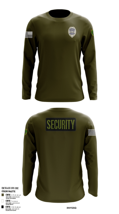 Southern Security & Patrol Services 51595739 Long Sleeve Performance Shirt - 1