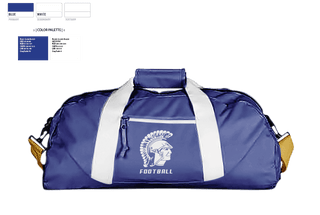 Duffle Bag, James B Hunt High School Football, Football, Teamtime, Team time, sublimation, custom sports apparel, team uniforms, spirit wear, spiritwear, sports uniforms, custom shirts, team store, custom team store, fundraiser sports, apparel fundraiser