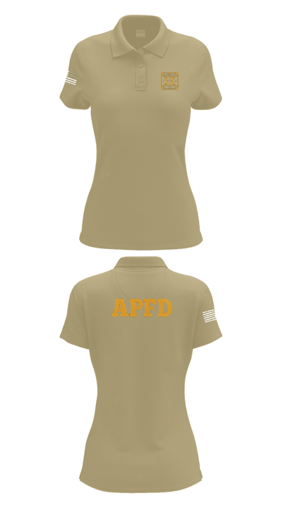 APSLFD 19423185 Women's Short Sleeve Performance Polo  - 95