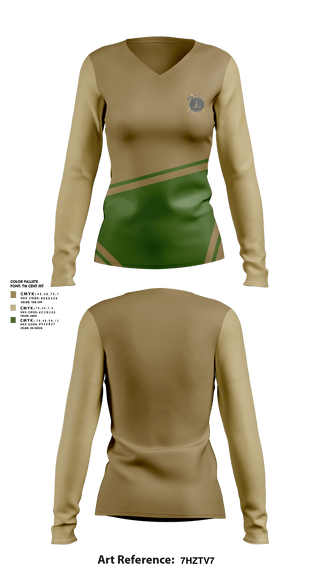 Womens Long Sleeve Vneck Shirt, Gama loja construction llc, , Teamtime, Team time, sublimation, custom sports apparel, team uniforms, spirit wear, spiritwear, sports uniforms, custom shirts, team store, custom team store, fundraiser sports, apparel fundraiser