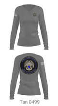 Drug Tactical Unit 39197263 Women's Long Sleeve V-neck Shirt - 73