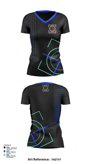 Womens Short Sleeve Vneck Shirt, Triggered up, , Teamtime, Team time, sublimation, custom sports apparel, team uniforms, spirit wear, spiritwear, sports uniforms, custom shirts, team store, custom team store, fundraiser sports, apparel fundraiser